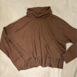 American Eagle Brown Turtleneck Sweater